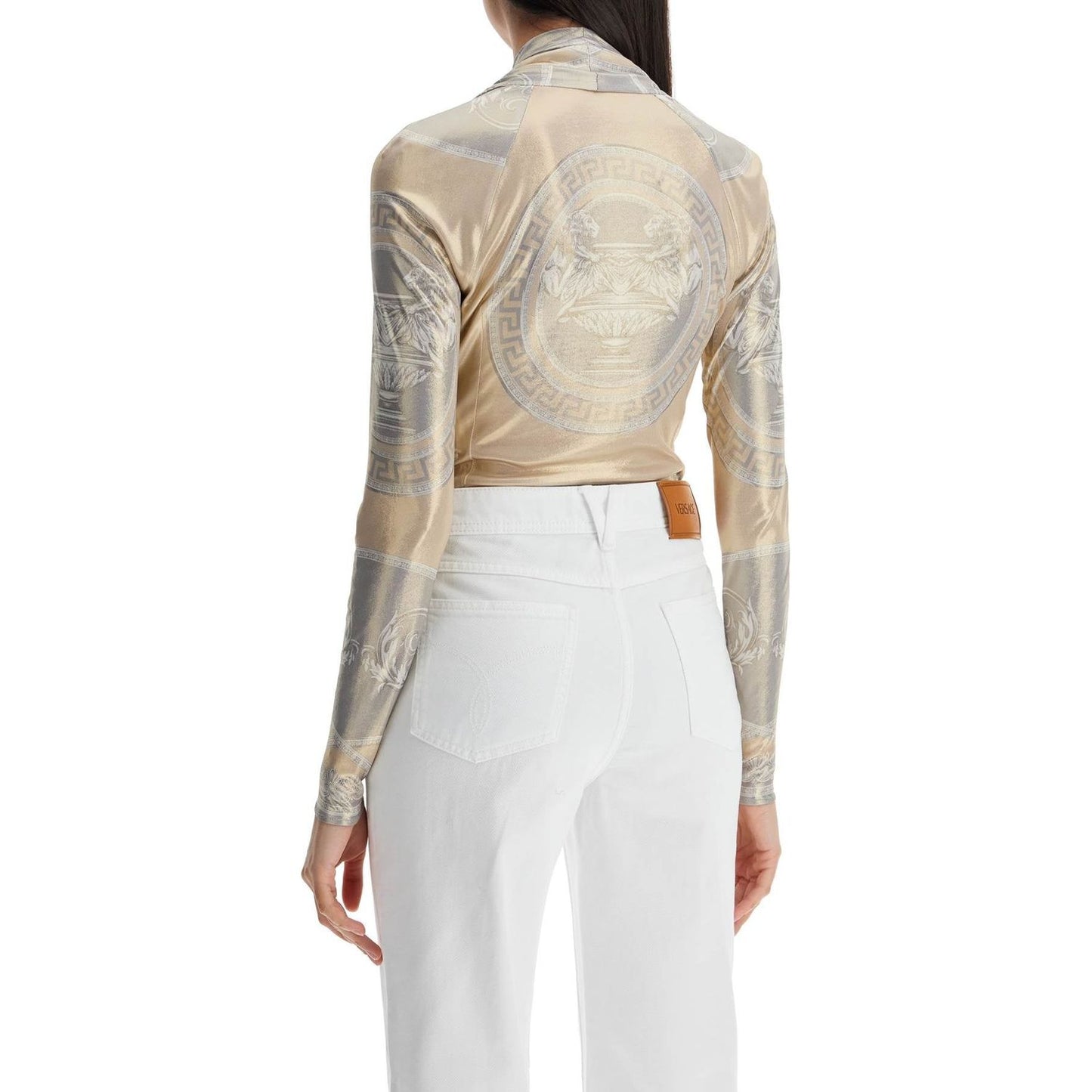 Versace laminated jersey body 'the cup of the