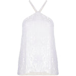 Parosh Top White D311509GEM23002