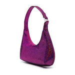 By Far Pre By Far glitter-detail shoulder bag 23CRBASFCHDDLSMAFCH