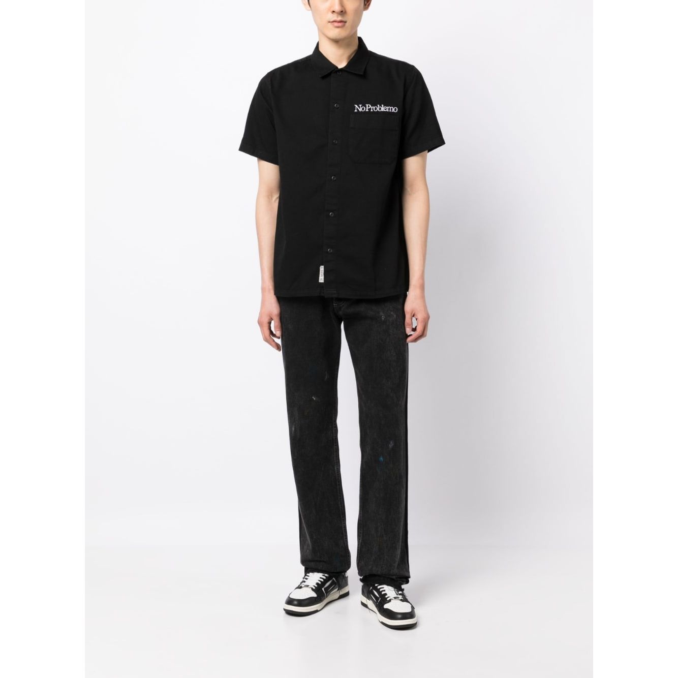 Aries Shirts Black STAR40114BLK