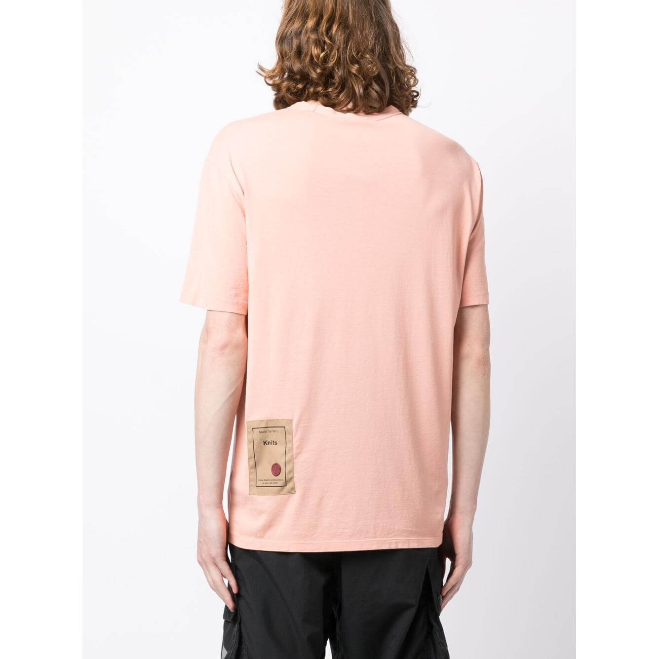 TEN C T-shirts and Polos Pink Topwear Ten C Misty Rose