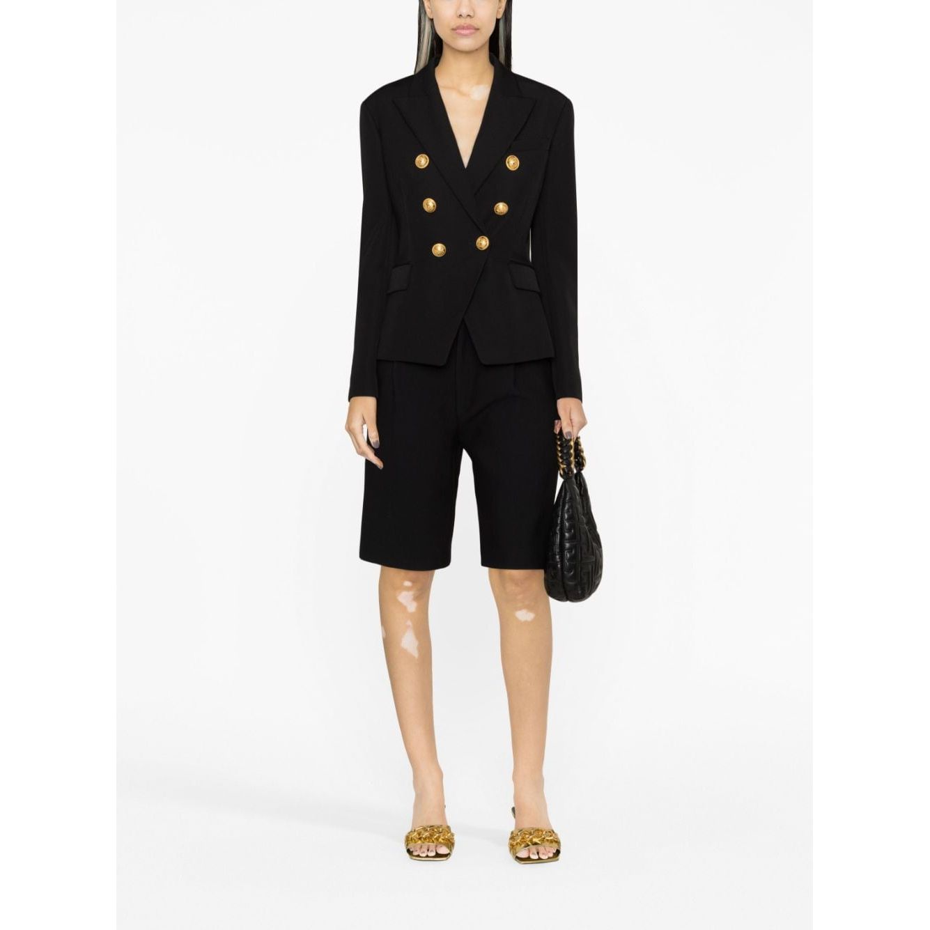 Balmain Jackets Black Jackets Balmain Black