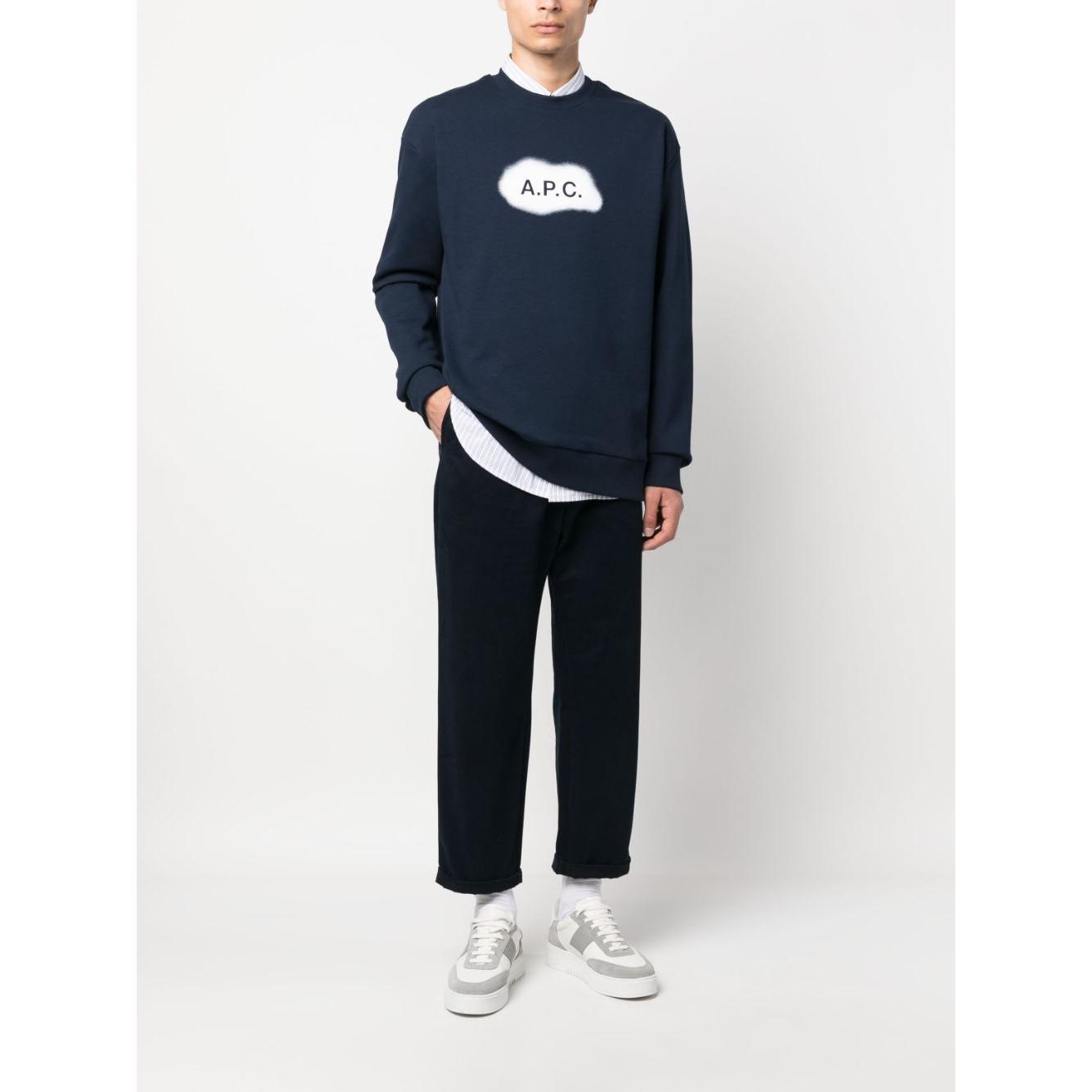 A.P.C. Sweaters Blue Topwear A.P.C. Dark Slate Gray