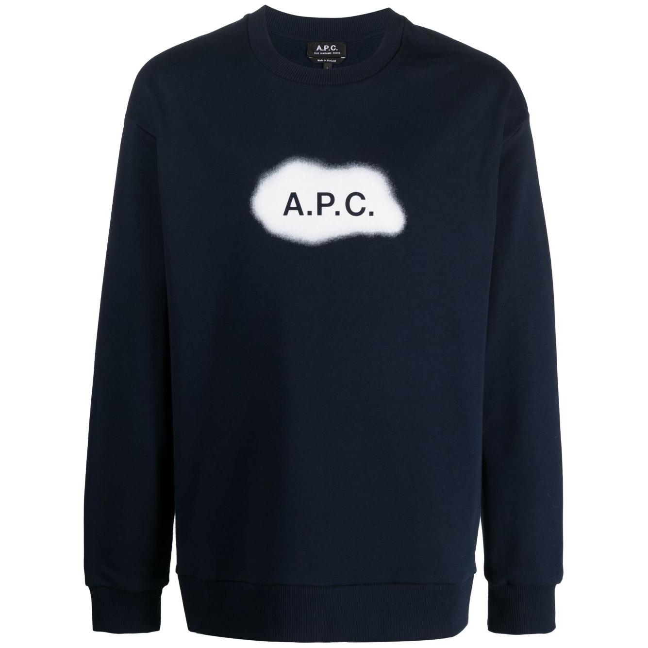 A.P.C. Sweaters Blue Topwear A.P.C. Black