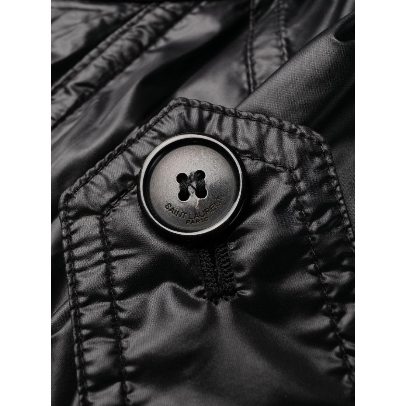 Saint Laurent Coats Black Jackets Saint Laurent Dark Slate Gray