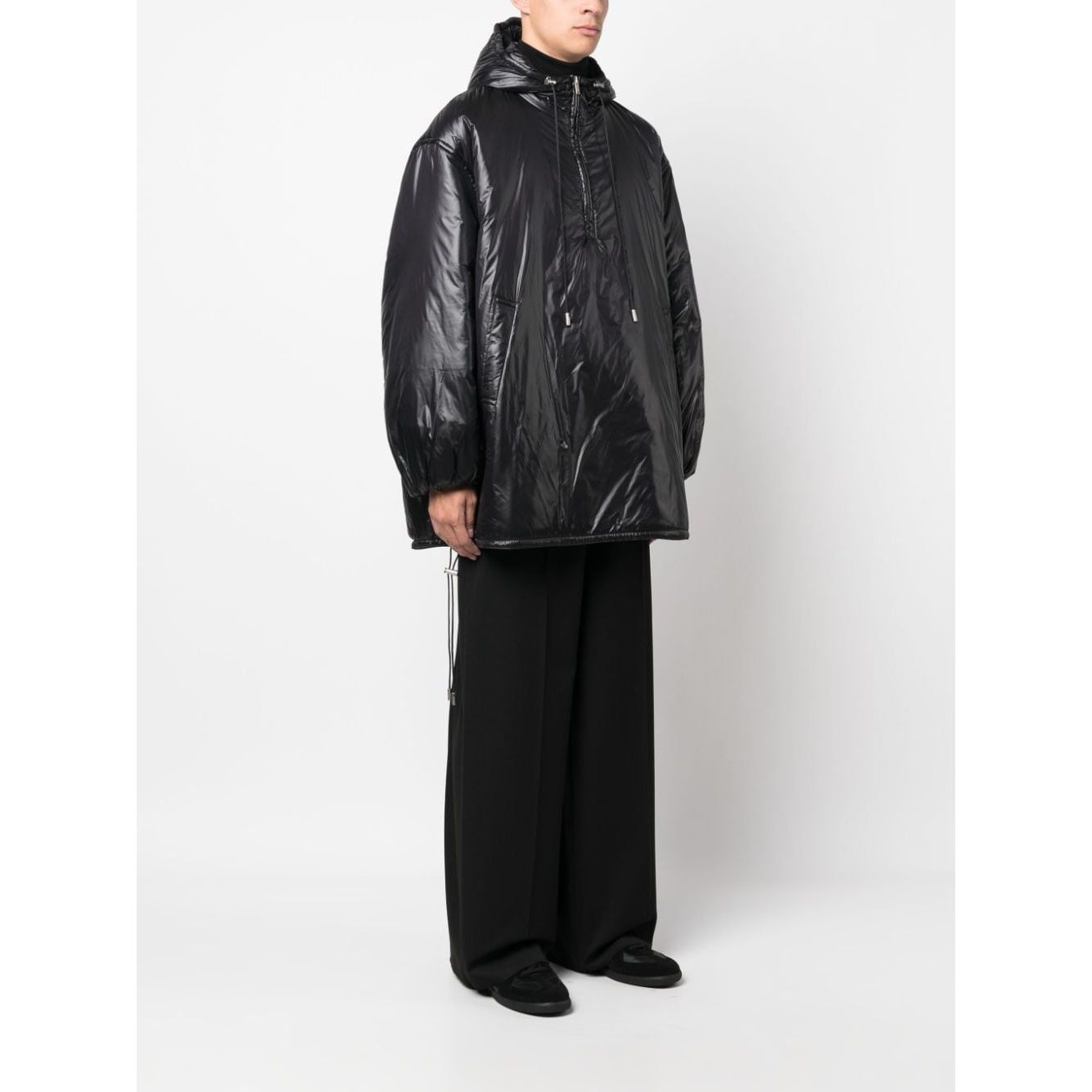 Saint Laurent Coats Black Jackets Saint Laurent Dark Slate Gray