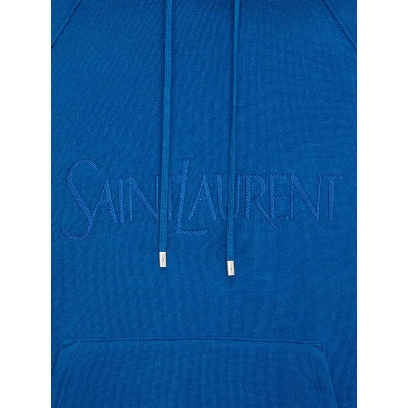 Saint Laurent Sweaters Blue Topwear Saint Laurent Dark Cyan