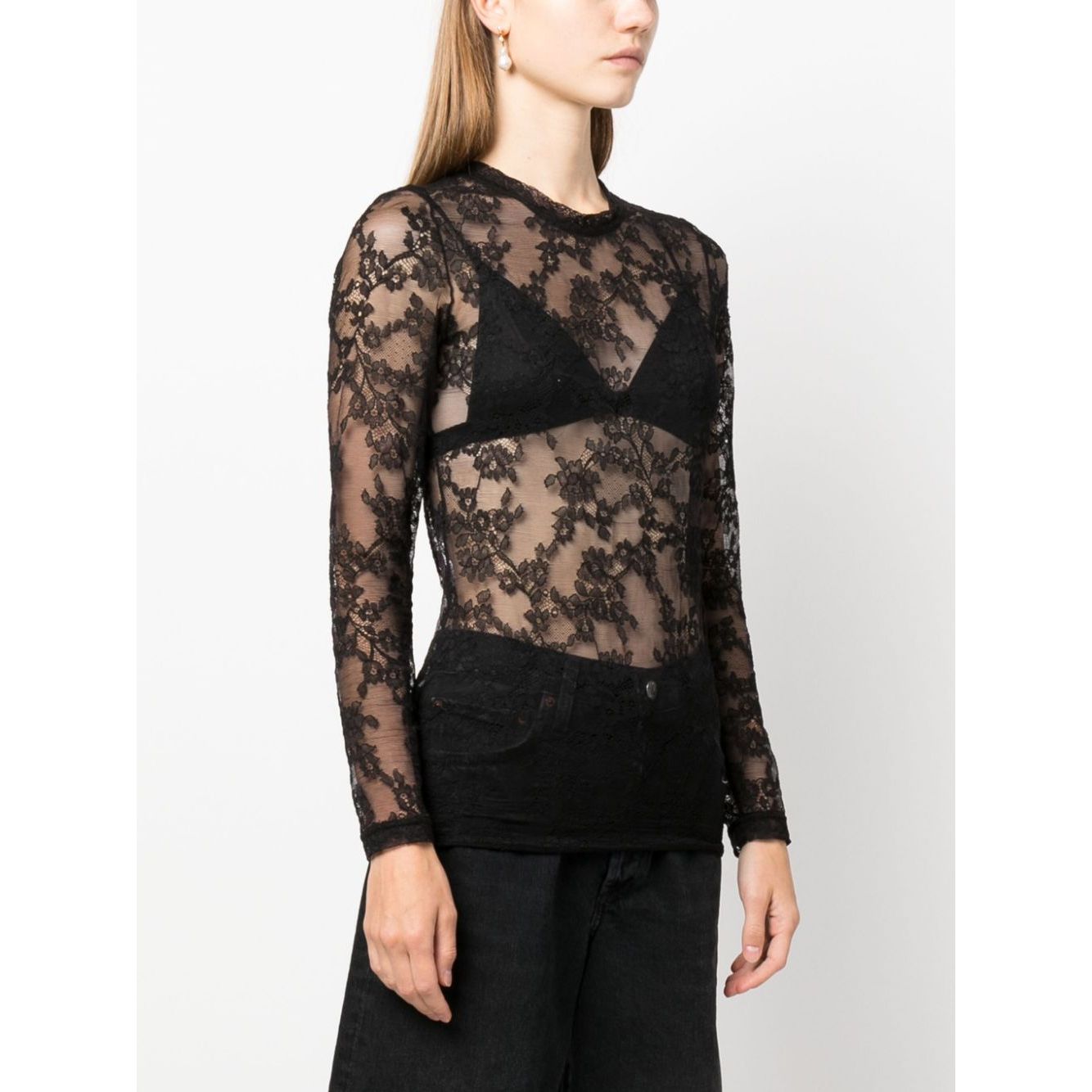 Parosh T-shirts and Polos Black Topwear