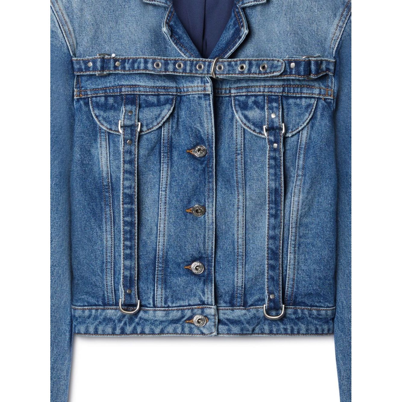 Off White Coats Blue