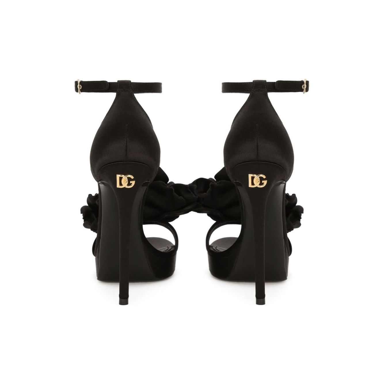 Dolce & Gabbana Keira 105mm flower appliqué sandals