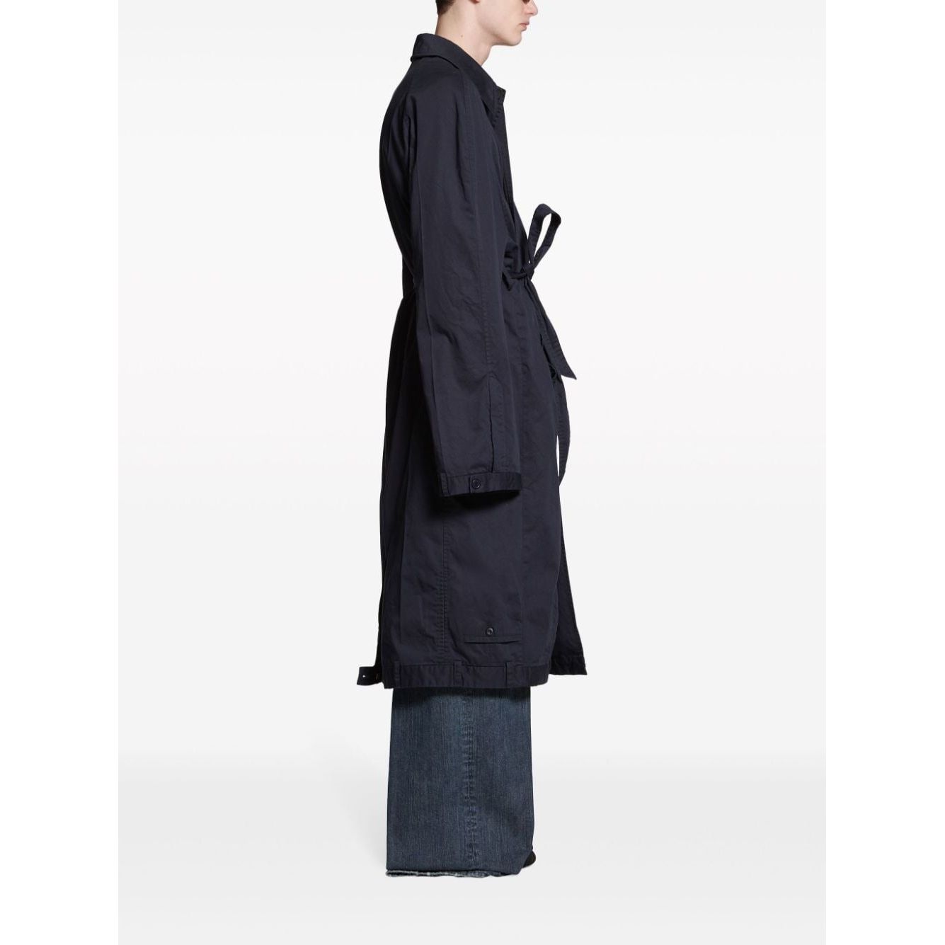 Balenciaga deconstructed cotton coat Jackets Balenciaga Dark Slate Gray