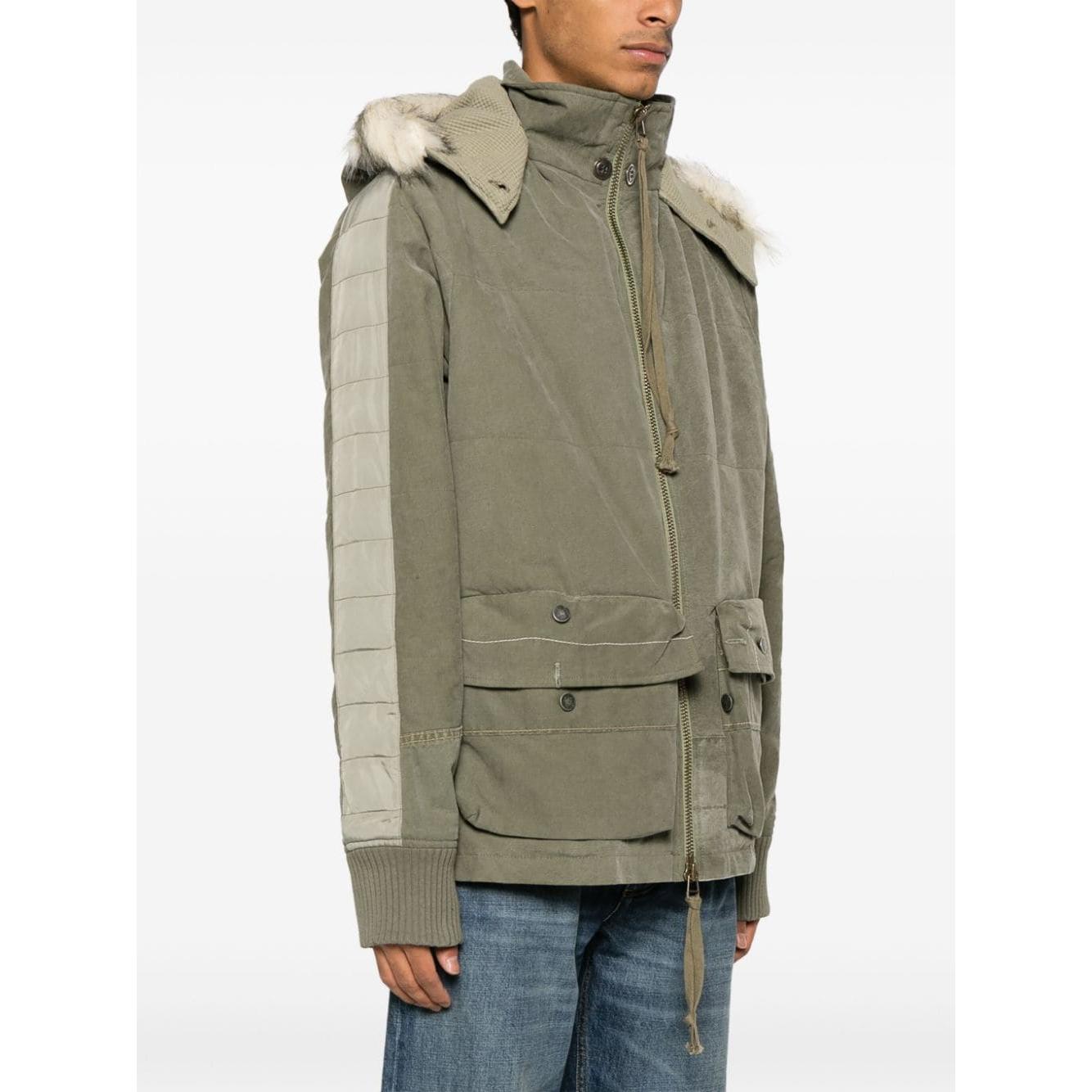 Greg Lauren Coats Beige Jackets Greg Lauren White Smoke