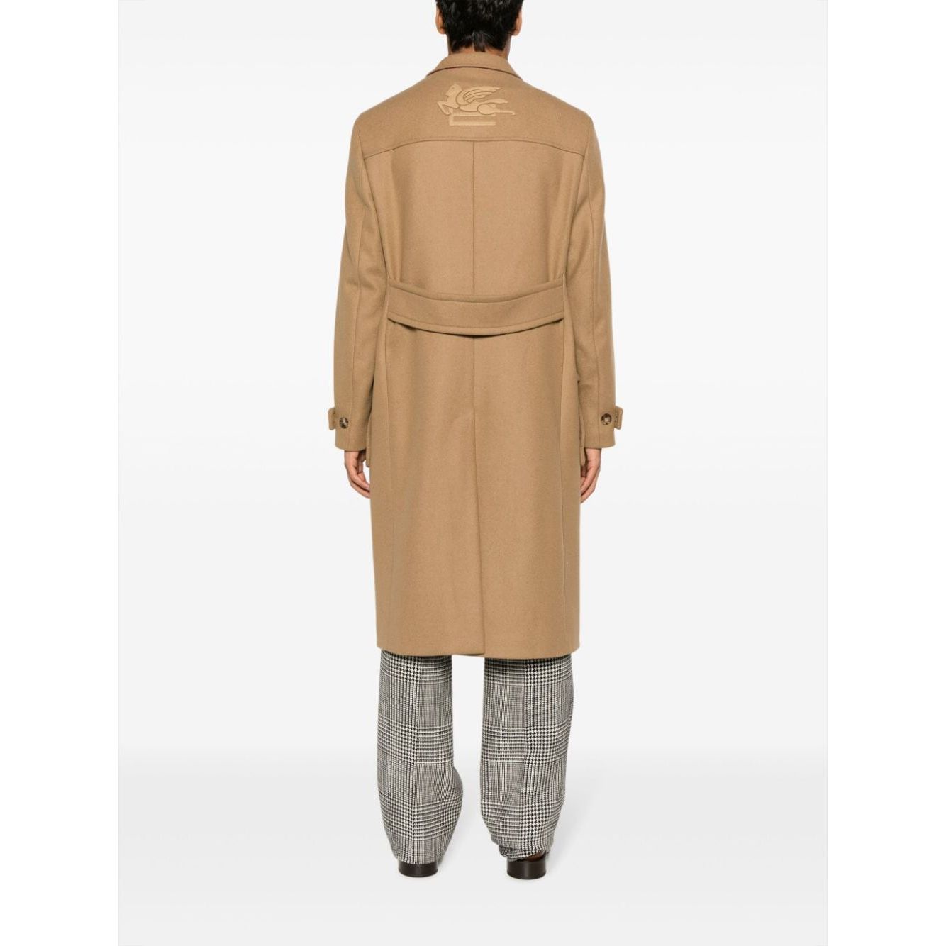 Etro Coats Beige Jackets Etro White Smoke