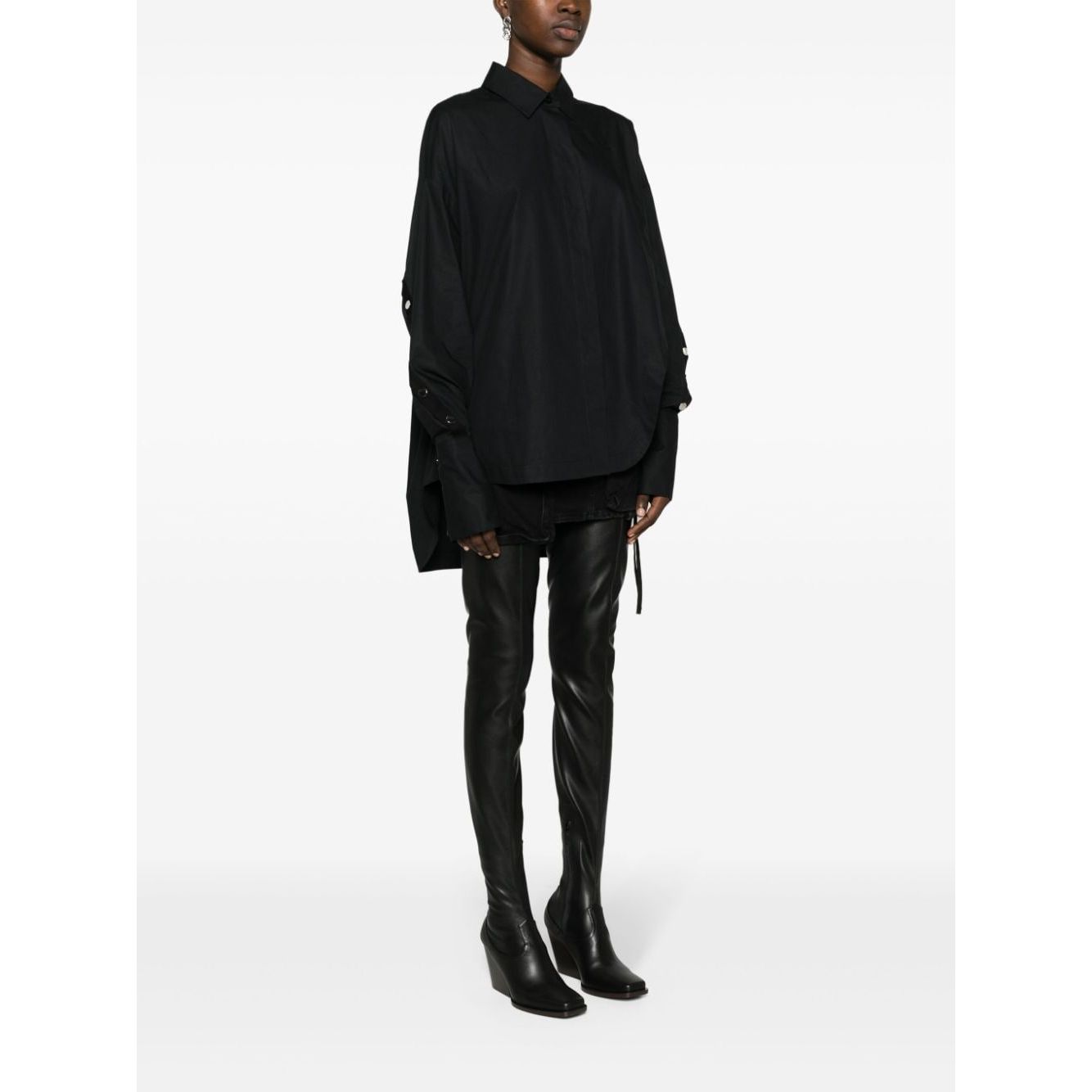 The Attico Shirts Black