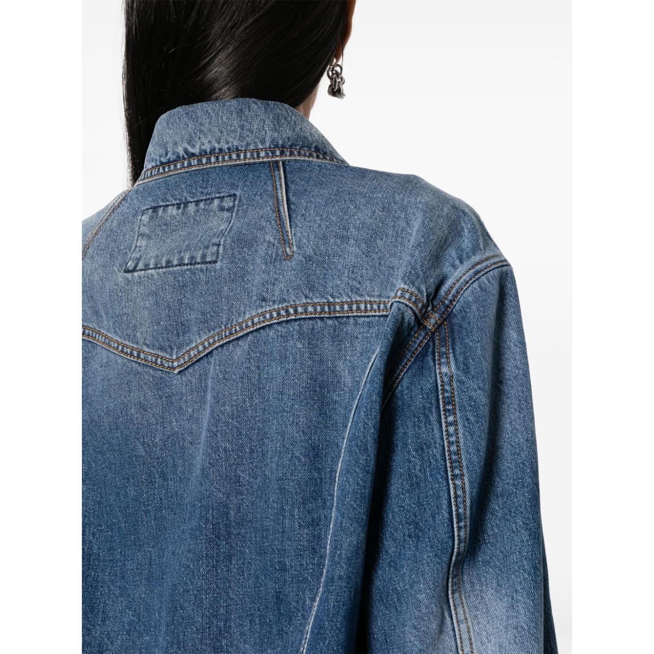 Alexander McQueen Coats Denim Jackets Alexander Mcqueen Dim Gray