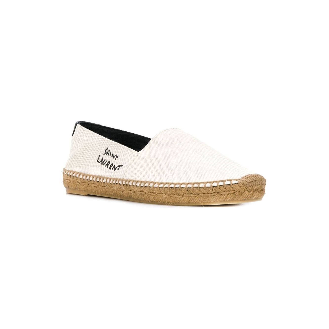 Saint Laurent Flat shoes Beige Espadrilles Saint Laurent Antique White