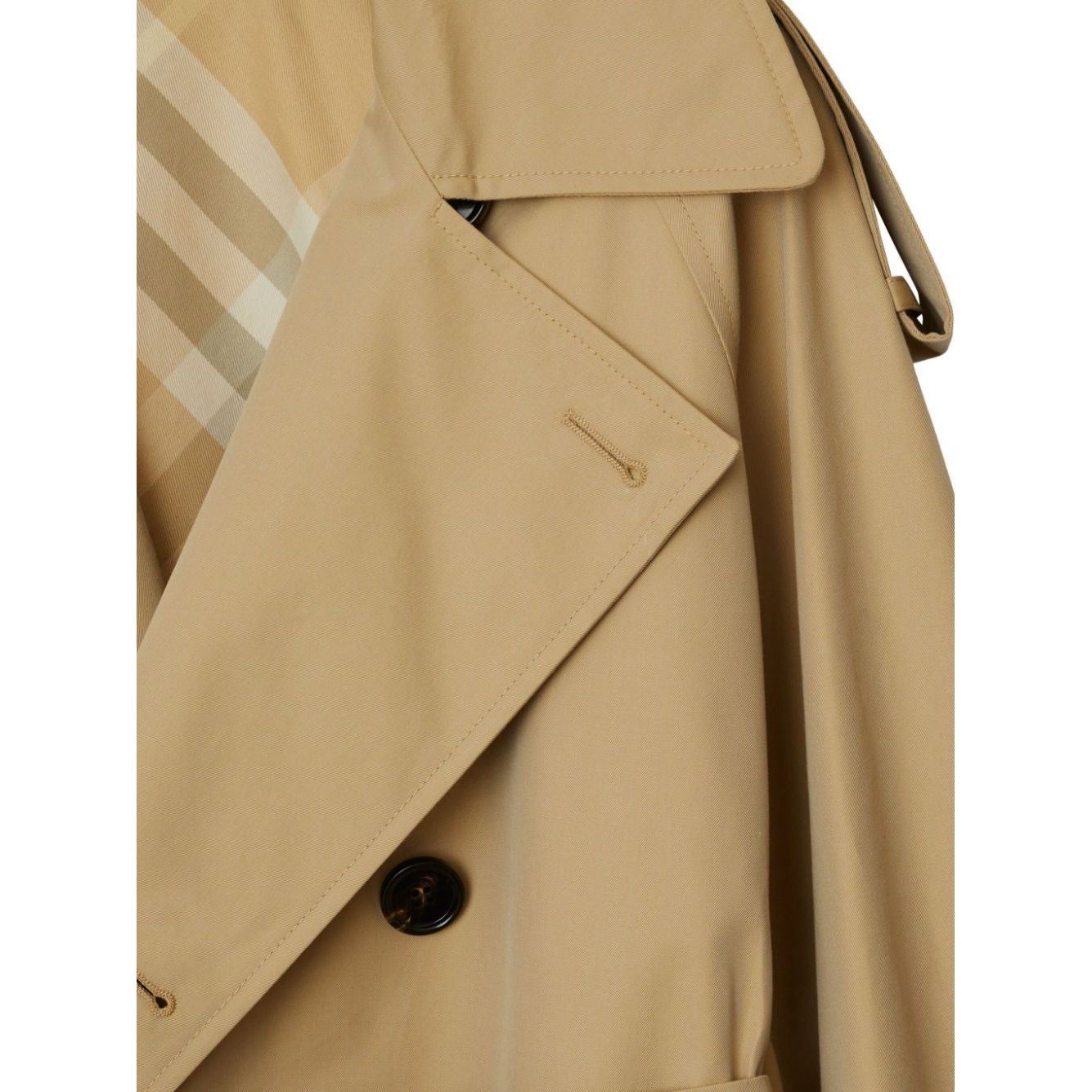 Burberry Belted Cotton Trench Coat