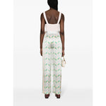 Casablanca Trousers White WPS24TR15201PINGPONGPRINT