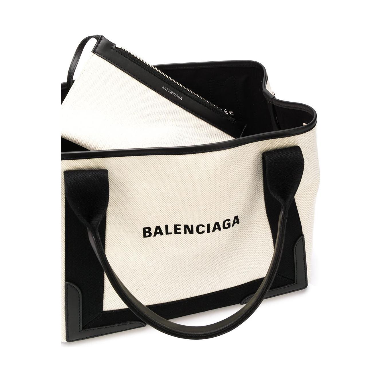 Balenciaga canvas tote with removable pouch Handbag Balenciaga Antique White