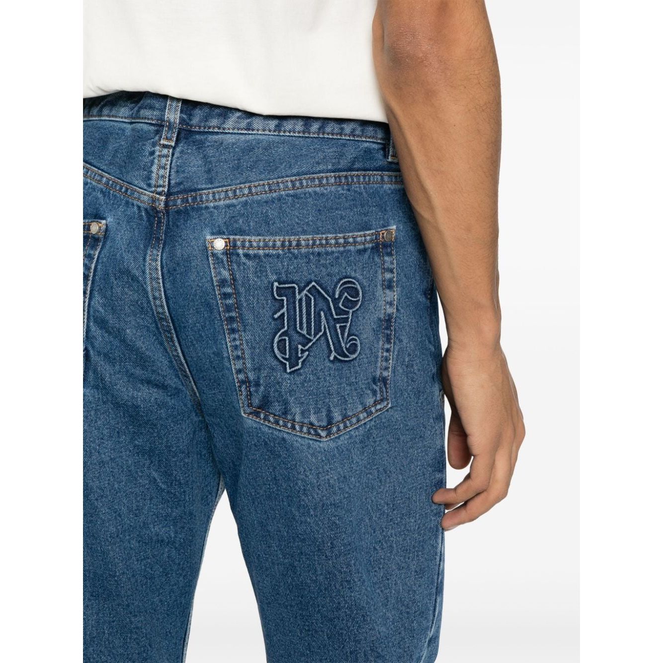 Palm Angels Jeans Blue Jeans Palm Angels Light Gray