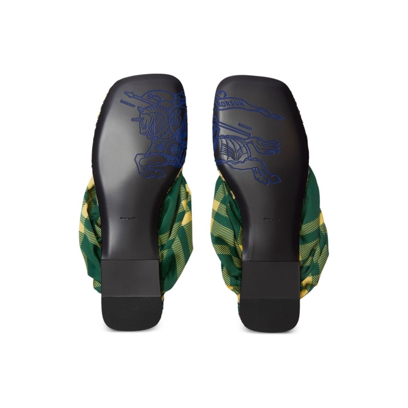 Burberry check pool flat slides 8080145B8682