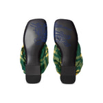 Burberry check pool flat slides 8080145B8682