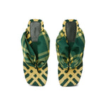 Burberry check pool flat slides 8080145B8682