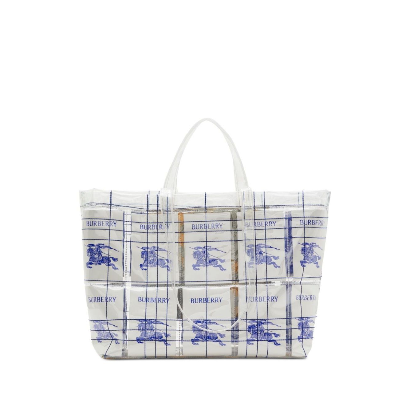 Burberry EKD logo-tag Transparent Tote Bag
