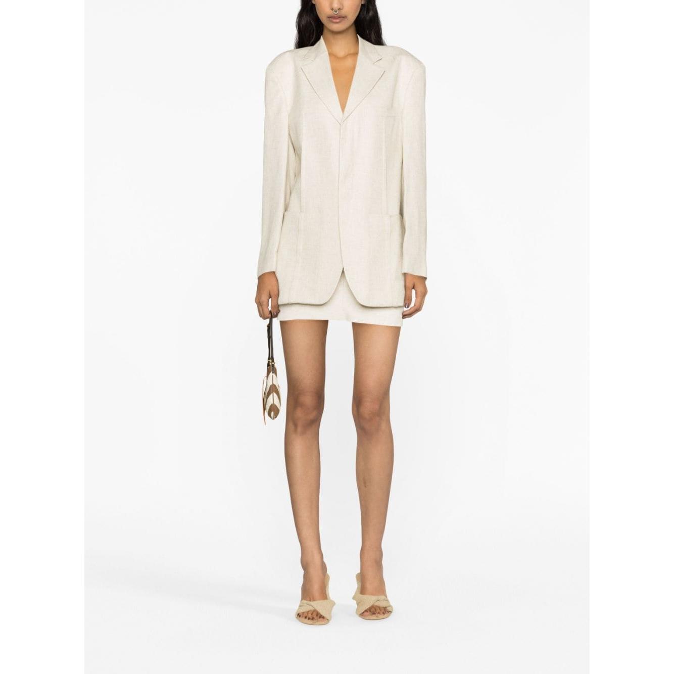 JACQUEMUS Jackets Beige Jackets JACQUEMUS White Smoke