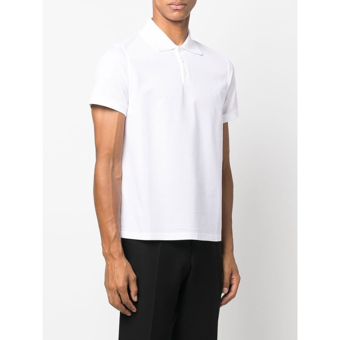 Saint Laurent T-shirts and Polos White Topwear Saint Laurent Lavender
