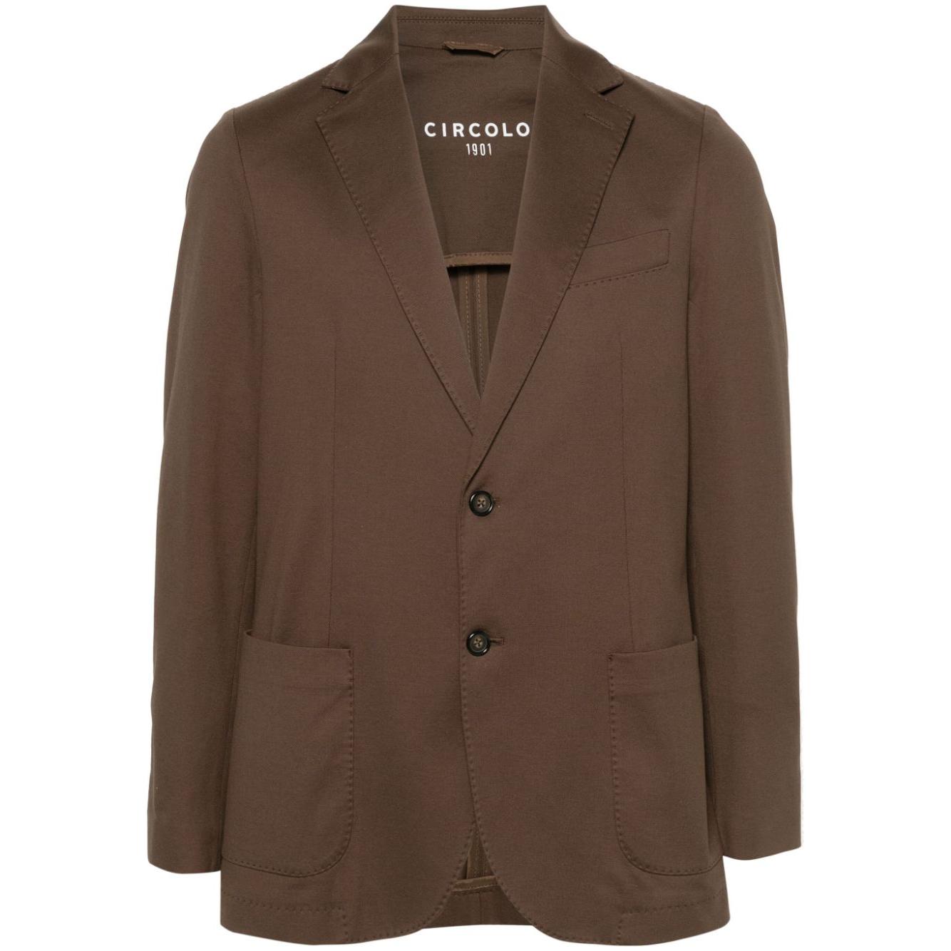 Circolo 1901 Jackets Brown Jackets Circolo 1901 Dark Olive Green