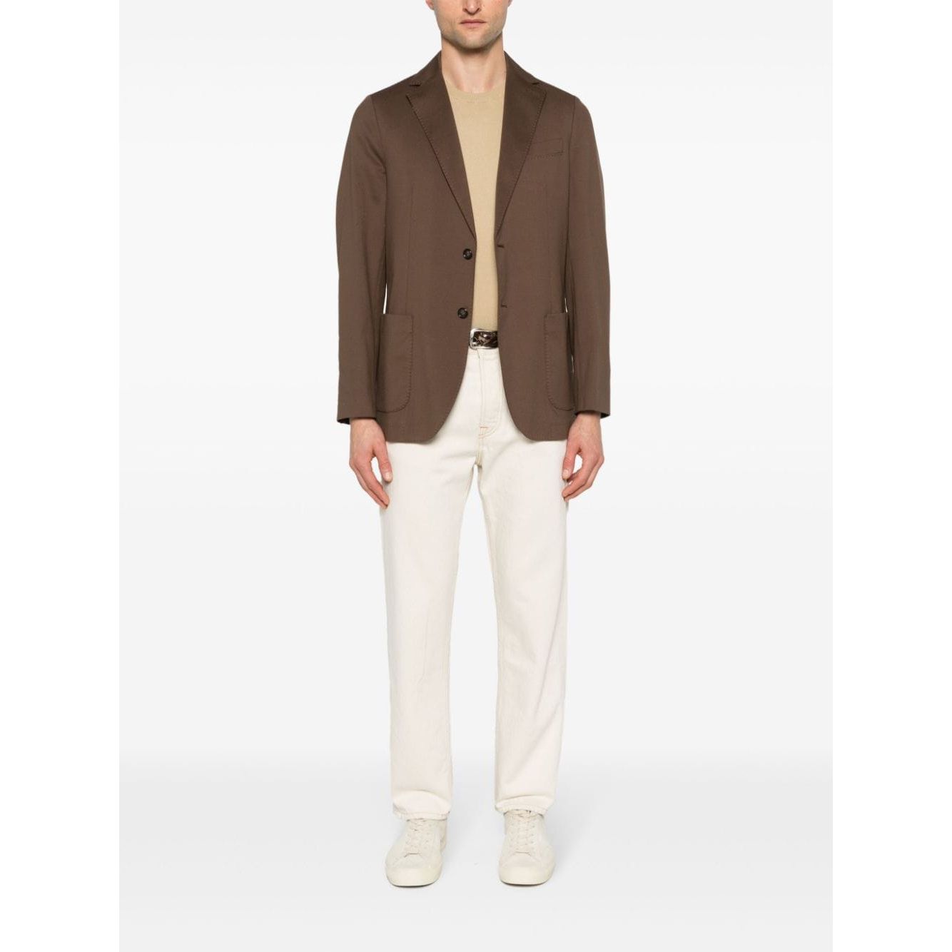 Circolo 1901 Jackets Brown Jackets Circolo 1901 White Smoke