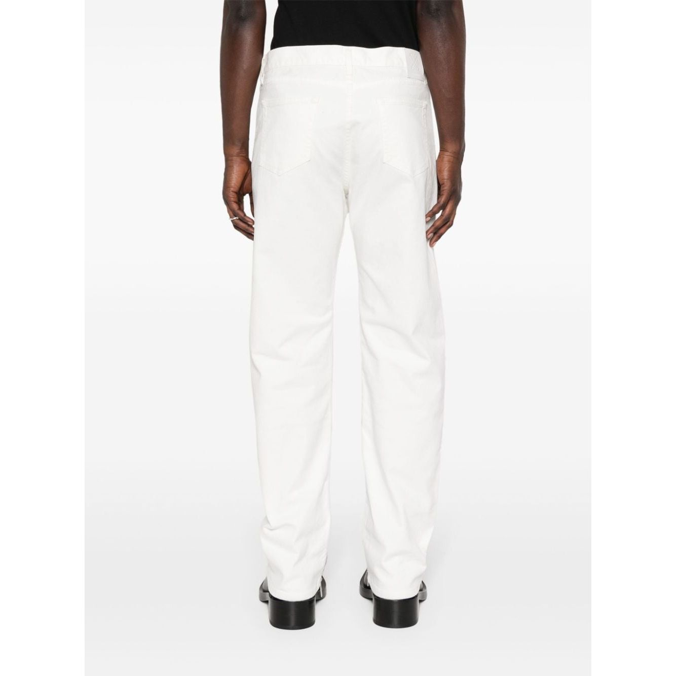 Off White 90's Logo Skate straight-leg jeans OMYA177S24DEN0010202