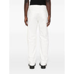 Off White 90's Logo Skate straight-leg jeans OMYA177S24DEN0010202