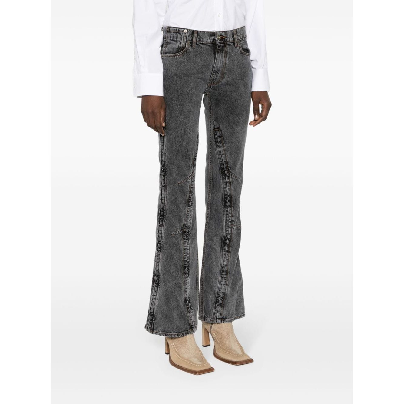 Y/PROJECT Jeans Black Jeans Y/Project Dark Slate Gray