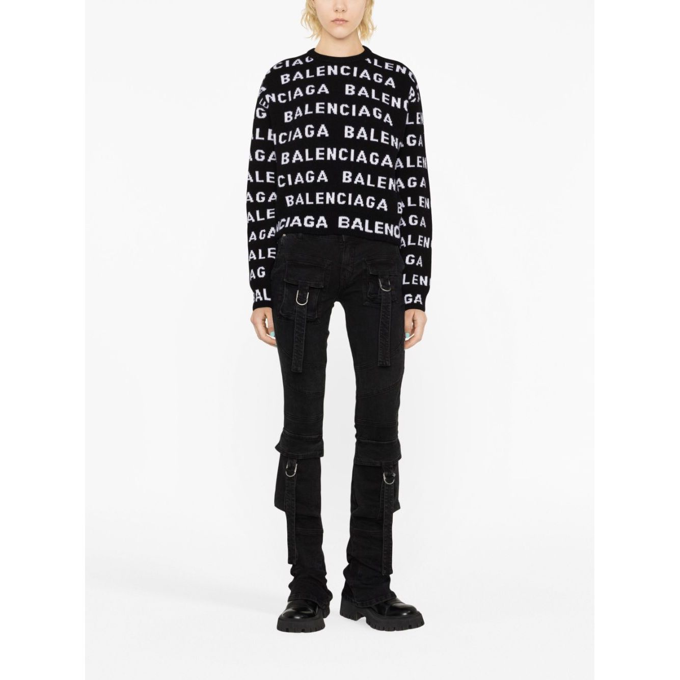 Balenciaga Logo wool sweater