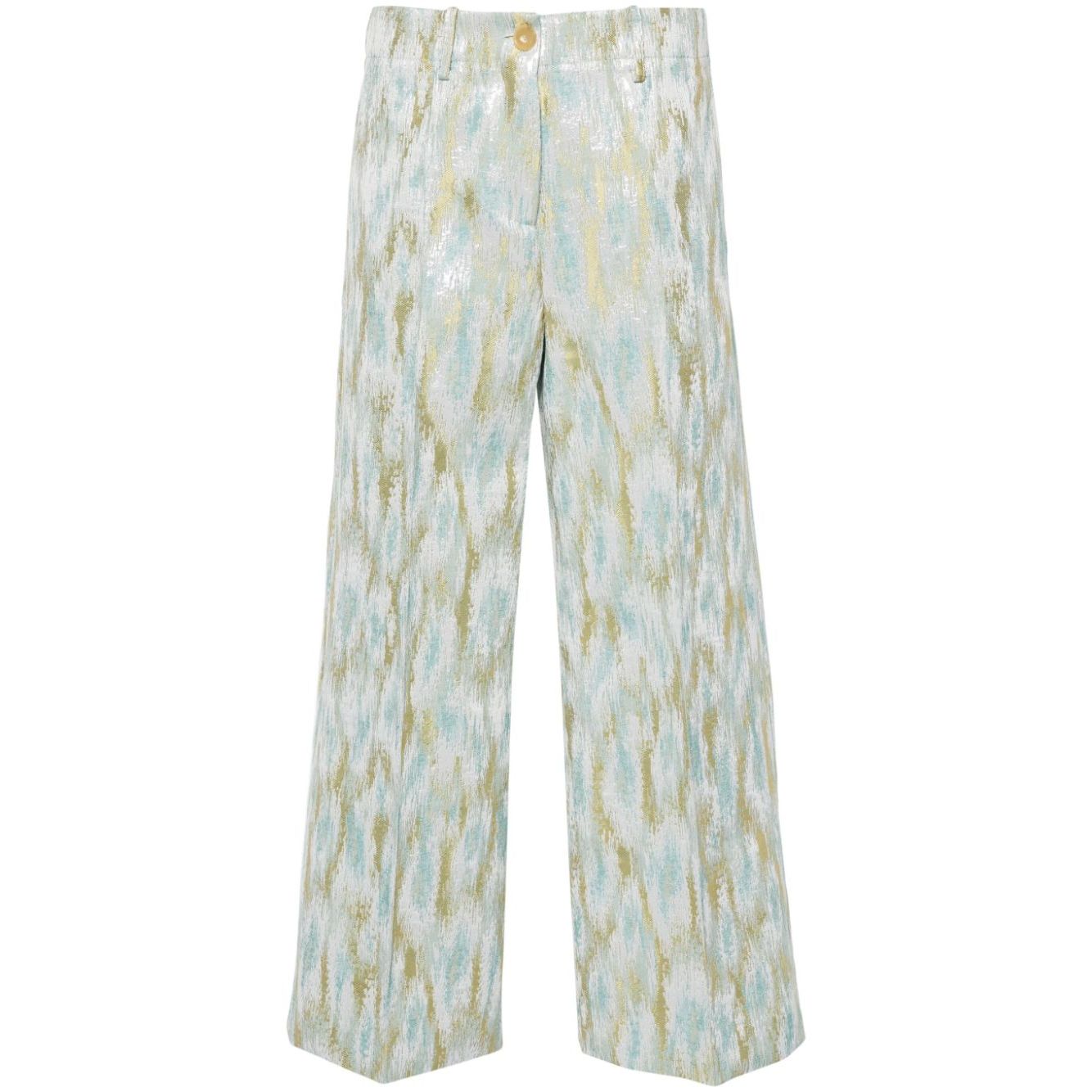 Erika Cavallini Semi-Couture Trousers MultiColour Trousers