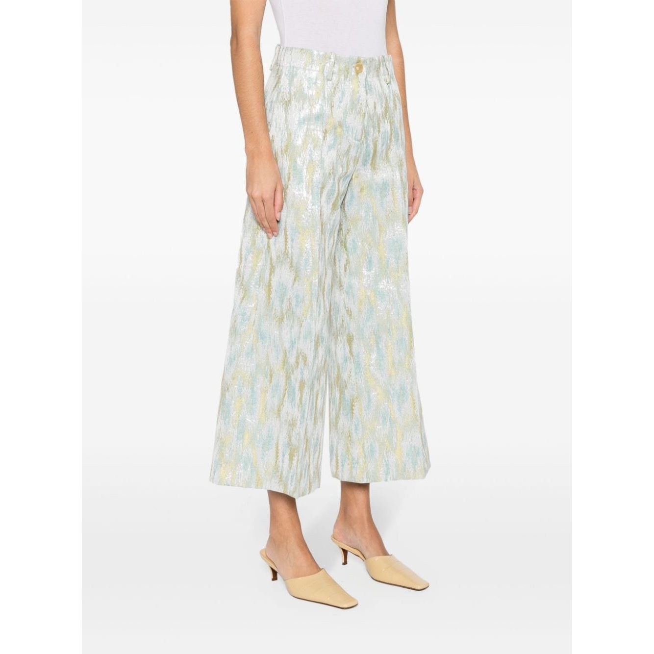 Erika Cavallini Semi-Couture Trousers MultiColour Trousers