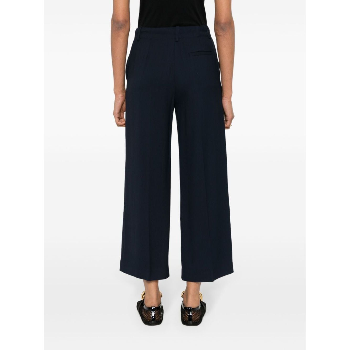 Erika Cavallini Semi-Couture Trousers Blue Trousers