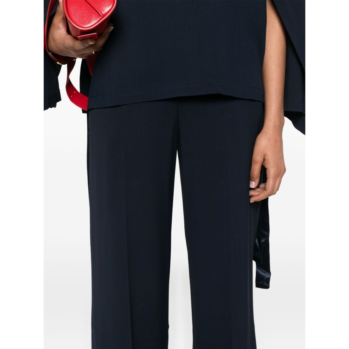 Erika Cavallini Semi-Couture Trousers Blue Trousers