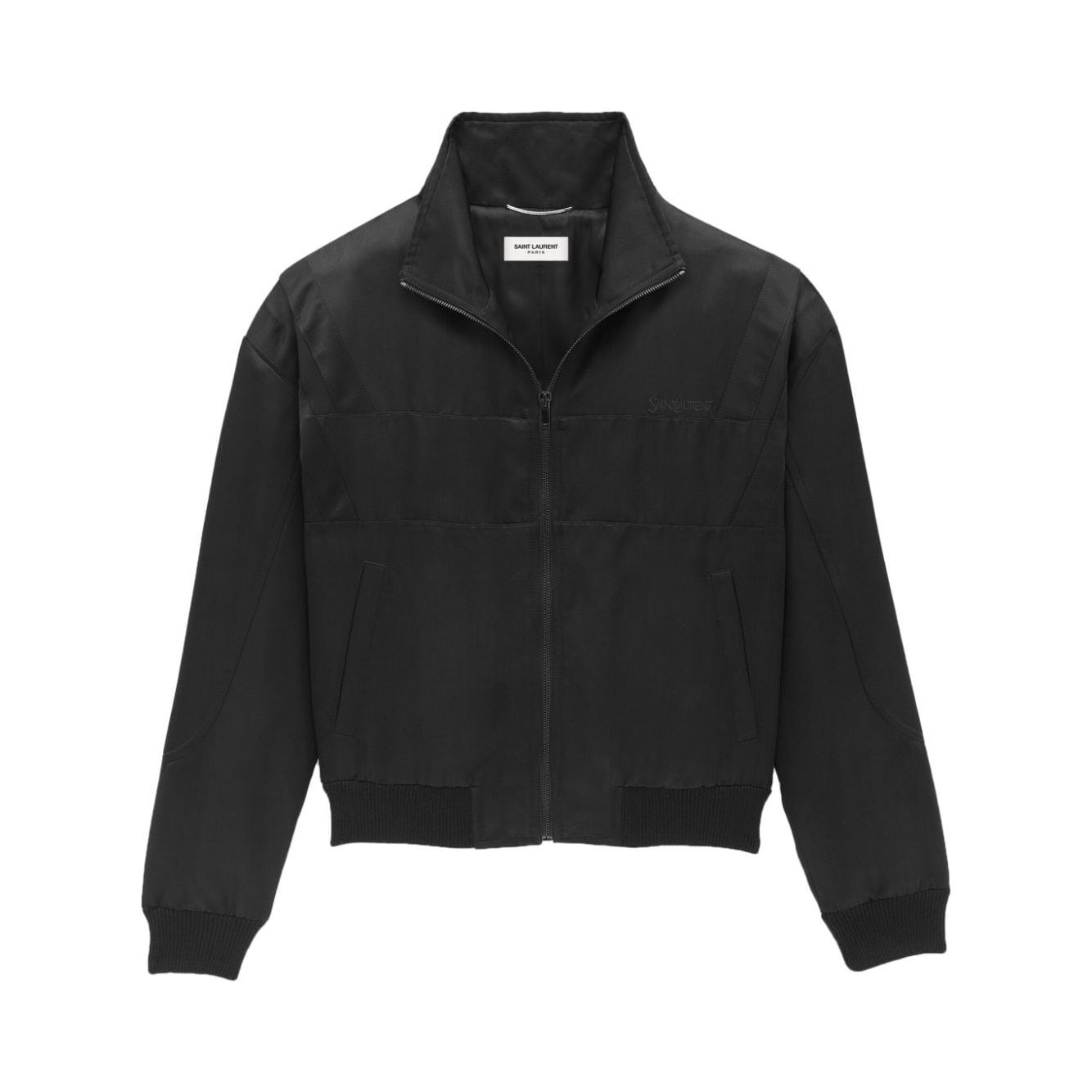 Saint Laurent Coats Black Jackets Saint Laurent Dark Slate Gray