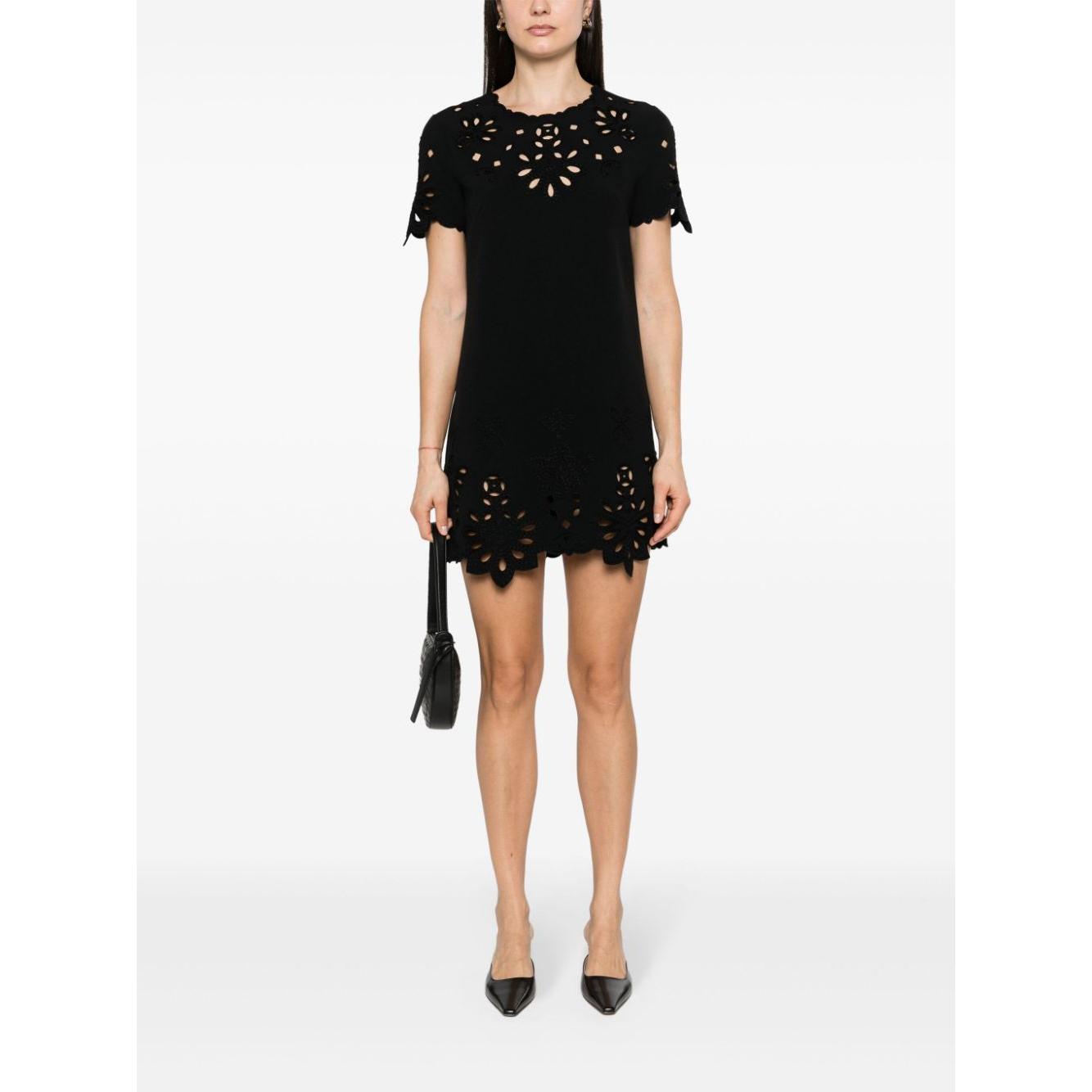 Ermanno Scervino Dresses Black Dresses Ermanno Scervino White Smoke