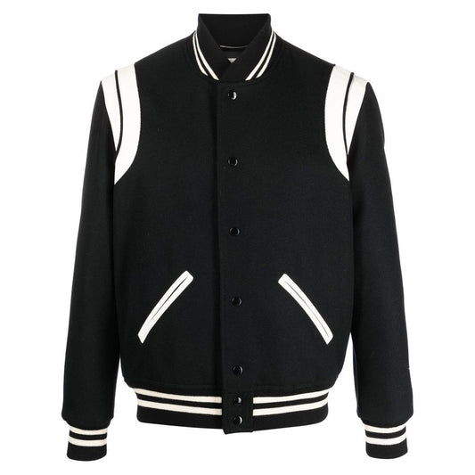 Saint Laurent Teddy Bomber Jacket Jackets