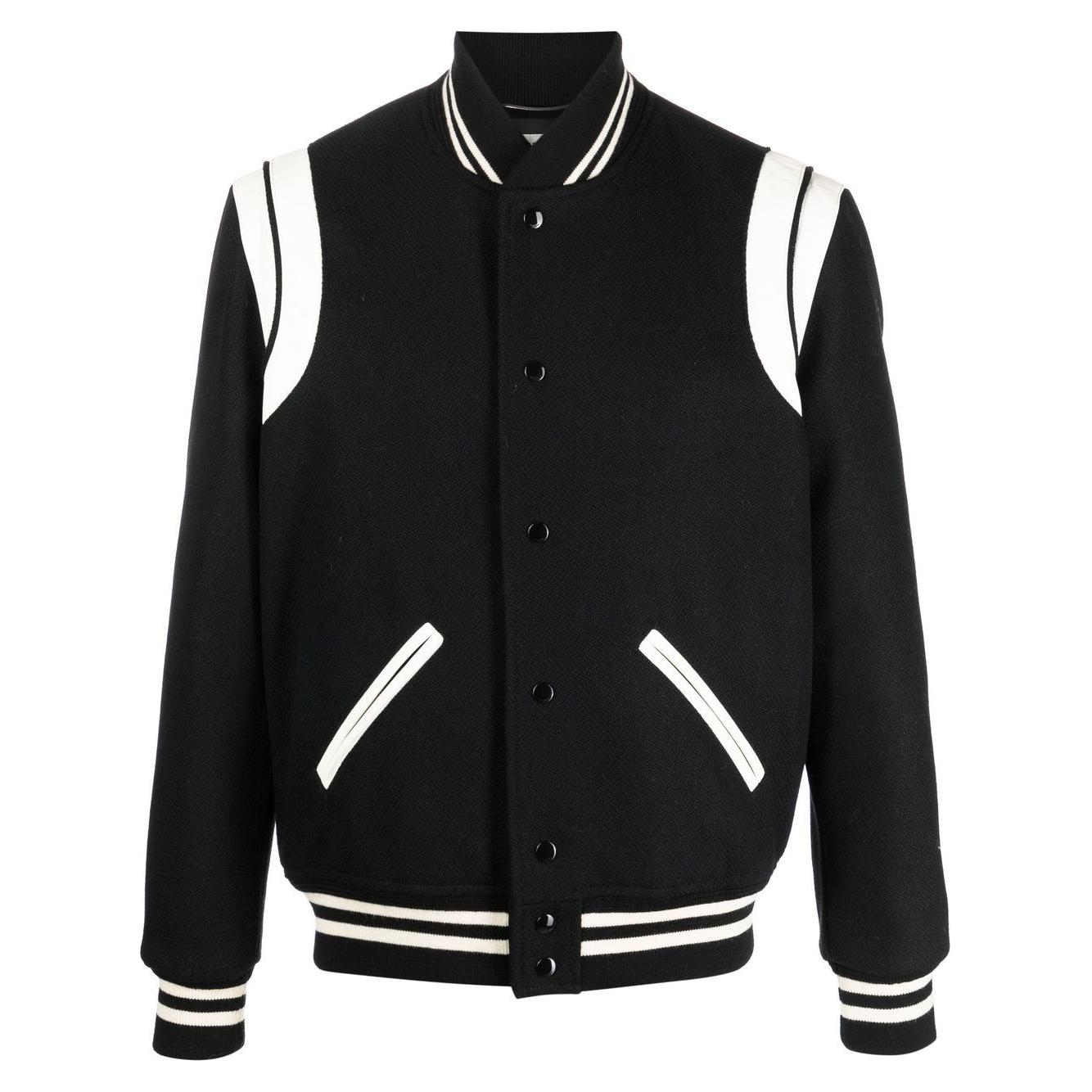 Saint Laurent Coats Black Jackets Saint Laurent Black