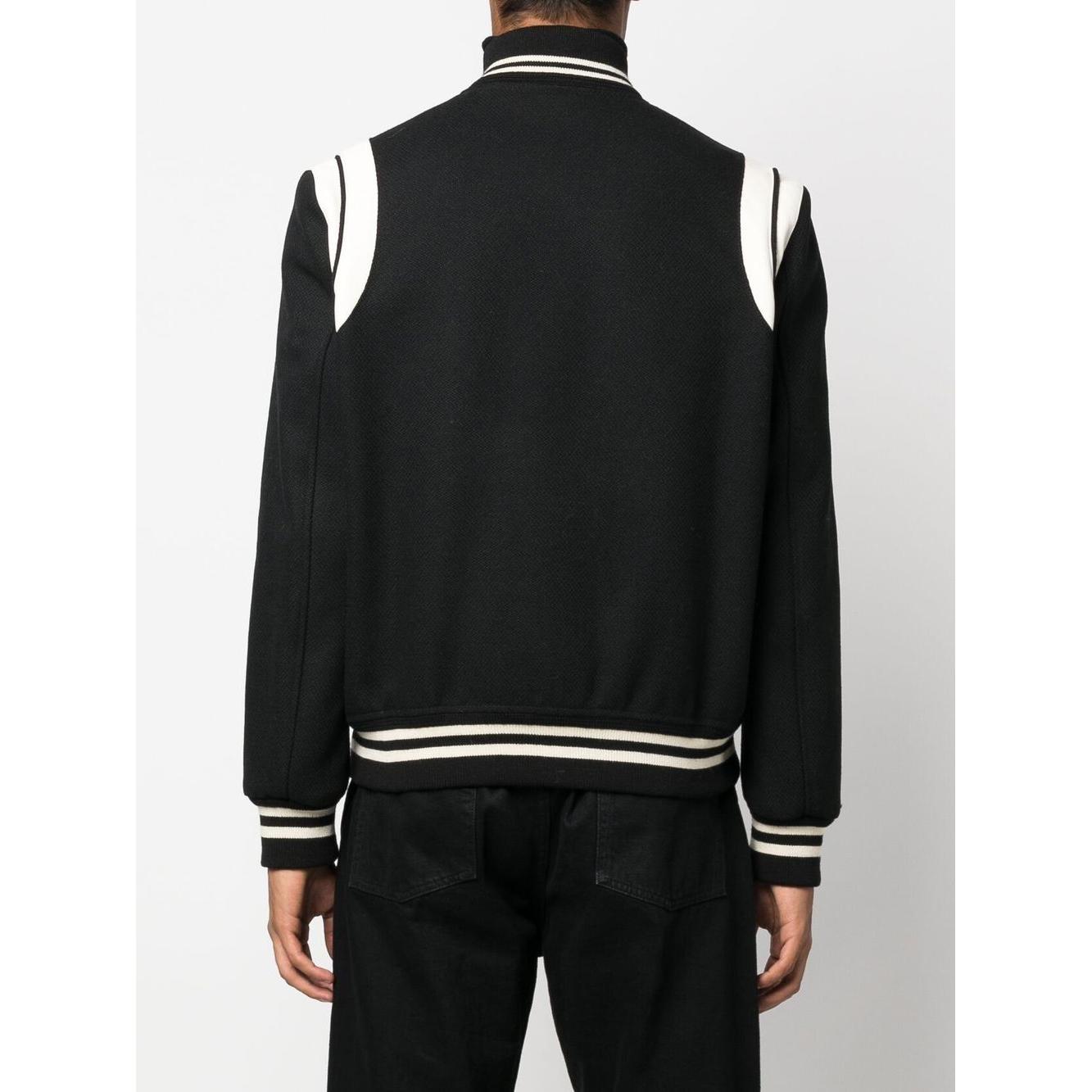 Saint Laurent Coats Black Jackets Saint Laurent Lavender
