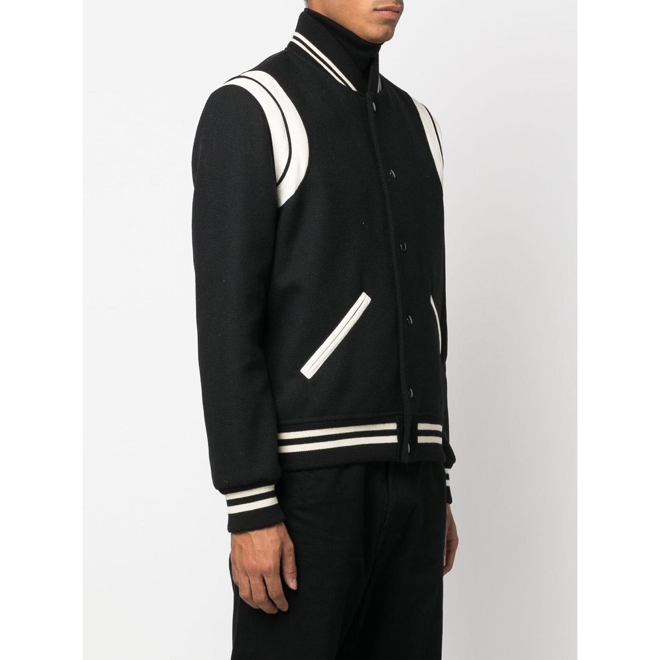 Saint Laurent Coats Black Jackets Saint Laurent Lavender