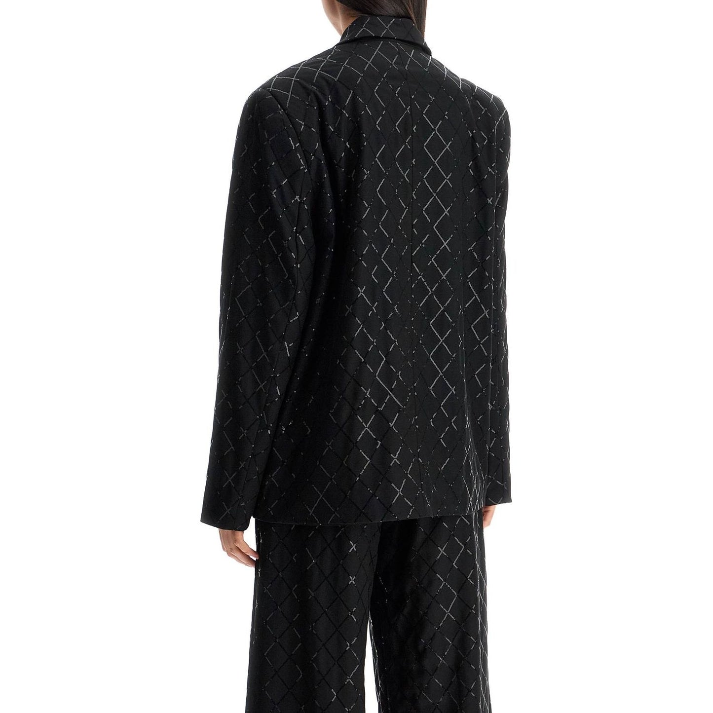 Rotate 'oversized sequin Jackets Rotate Black