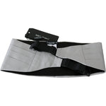 Dolce & Gabbana Gray Men Waist Belt 100% Silk Cummerbund BEL60454-48