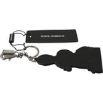 Dolce & Gabbana Leather Dominico Stefano #DGFAMILY Logo Badge Keychain SMY3019