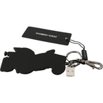 Dolce & Gabbana Leather Dominico Stefano SICILY WESTERN Badge Keychain SMY3016